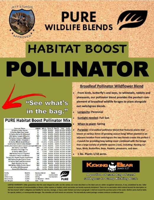 Habitat Boost Pollinator