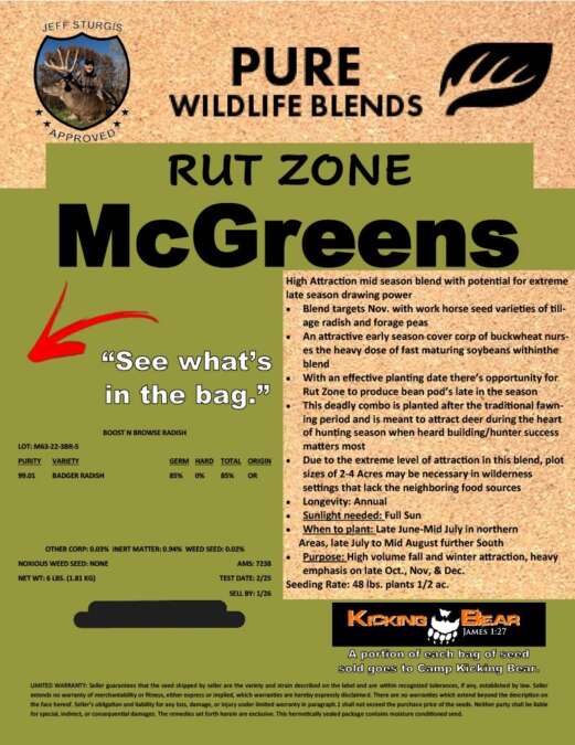 Rut Zone McGreens