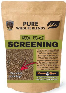 PWB Seed Bag Deer Fence